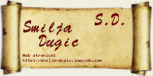 Smilja Dugić vizit kartica
